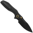 Remette TwoFace Knife Black DLC Titanium, Black DLC M390 (DSTF-D)