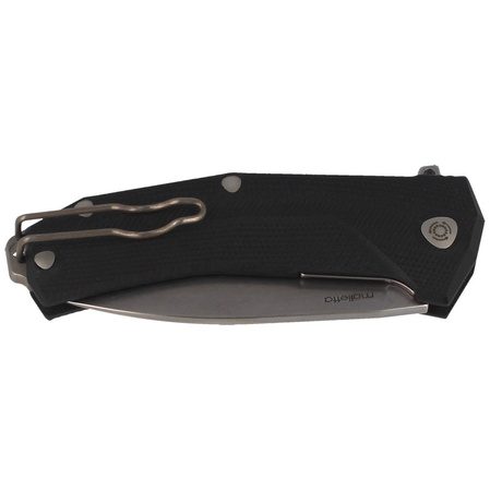 LionSteel KUR Black G10, Stonewashed Sleipner by Molletta (KUR BK)