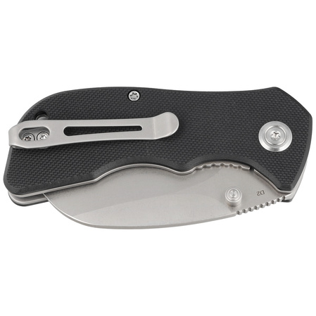 Kubey Knife Karaji Black G10, Bead Blasted D2 (KU180A)