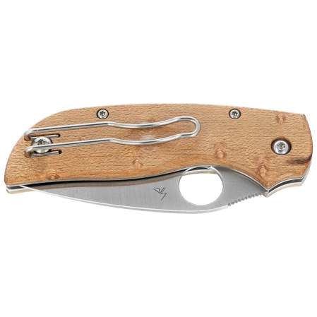 Spyderco Chaparral Slipit Knife Birdseye Maple, Satin CTS XHP by Sal Glesser (C152NLWDP)