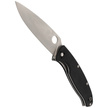 Spyderco Resilience G-10 Black PlainEdge Knife (C142GP)