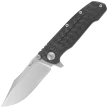 Reate District 9 V2 Knife Bead Blast Titanium/Carbon Fiber, Satin 154CM (9D-V2 TBB SAT)