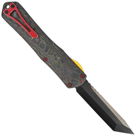 Heretic Knife Manticore X T/E Bounty Hunter/Camo Carbon, Battleworn Black Cerakote MagnaCut by Tony Marfione Jr.