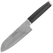 Tokisu Santoku Kitchen Knife Black Rubber, Damascus (17477)