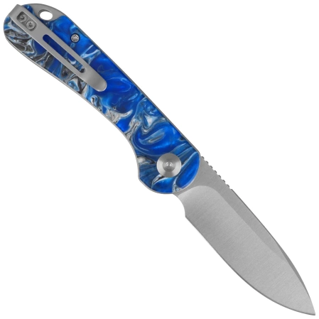 Civivi Elementum SJ Knife Blue Resin, Satin 14C28N (C18062AJ-4)