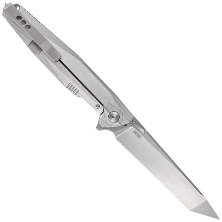 RikeKnife Framelock Gray Titanium, Satin M390 (RK1707T-P)