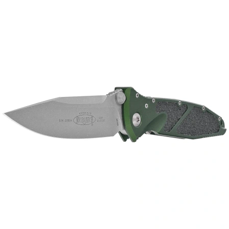Microtech Socom Elite S/E-M Knife Emerald Green Aluminum, Apocalyptic M390 by Tony Marfione (160-10APEG)