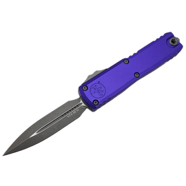 Nóż automatyczny OTF Microtech UTX-85 Gen IV D/E Purple Aluminium, Apocalyptic M390MK by Tony Marfione (12324-10APPU)