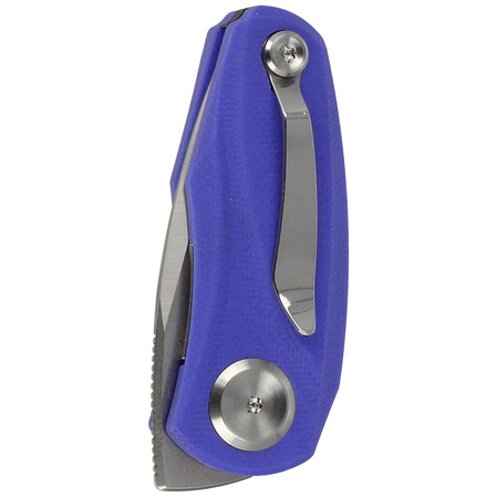 Bestech Knife Tulip Blue G10, Satin / Stonewash 14C28N by Ostap Hel (BG38D)