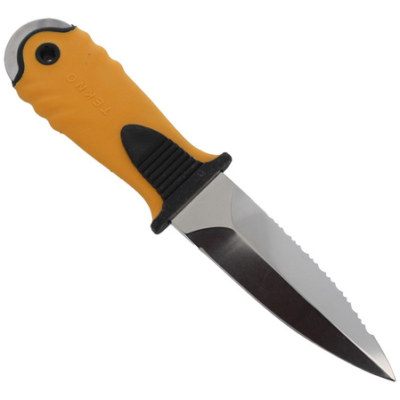 Nóż nurkowy FOX Tekno Sub Stainless Steel Yellow (646/11)