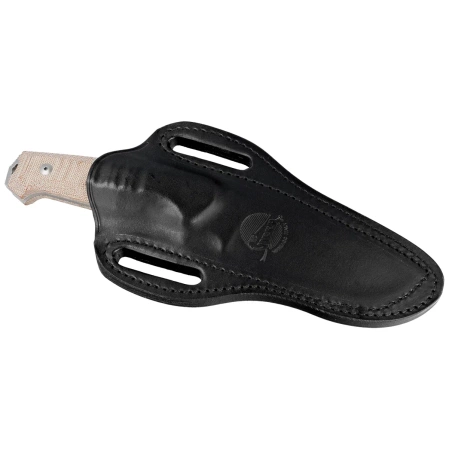 Viper Borr Natural Canvas Micarta, Stonewashed D2 by Jesper Voxnæs knife (VT4008SWCN)