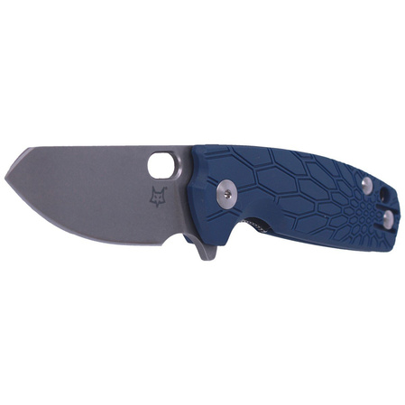 Fox Baby Core FRN Blue Knife, Stonewashed N690 by Jesper Voxnaes (FX-608 BL)