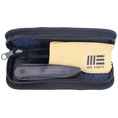 WE Knife Black Void Opus Black Titanium / Black G10, Black Stonewashed CPM 20CV by Justin Lundquist (2010D)