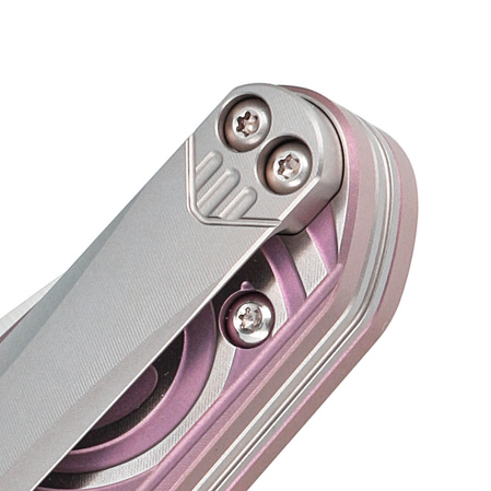 Nóż składany Bestech Mothus Purple Titanium, Satin M390 by Kombou (BT2206D)