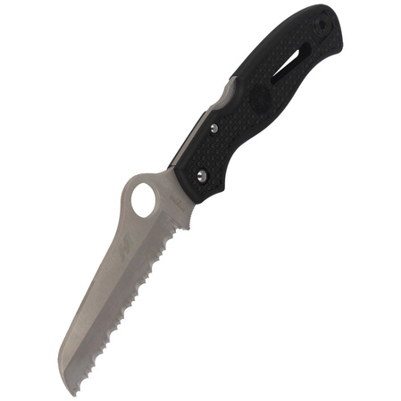 Spyderco Atlantic Salt Black FRN SpyderEdge Rescue Knife (C89SBK)