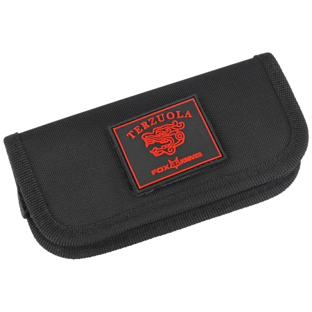 Fox Original Gangster LE No 326/350 Dark Matter Fat Carbon, Satin Elmax by Bob Terzuola Knife (FX-ATC-OG01 CFMC)