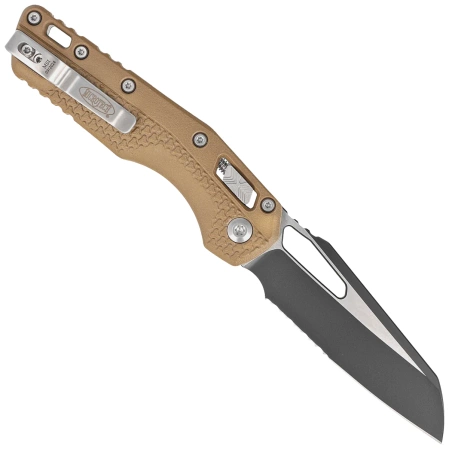 Nóż składany Microtech MSI S/E Ram-Lok Dark Earth Tri-Grip Polymer, Black P/S M390MK by Tony Marfione (210T-2PMDE)