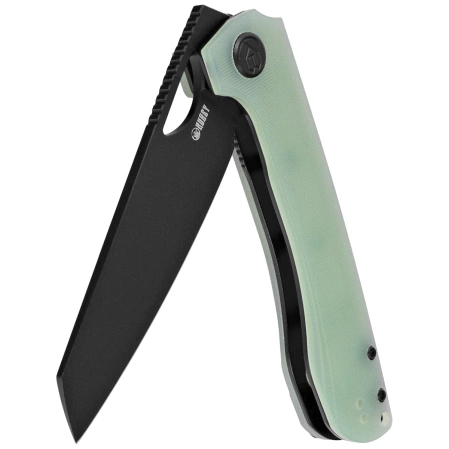 Kubey Elang Knife Jade G10, Blackwashed AUS-10 by Sebastian Irawan (KU365D)