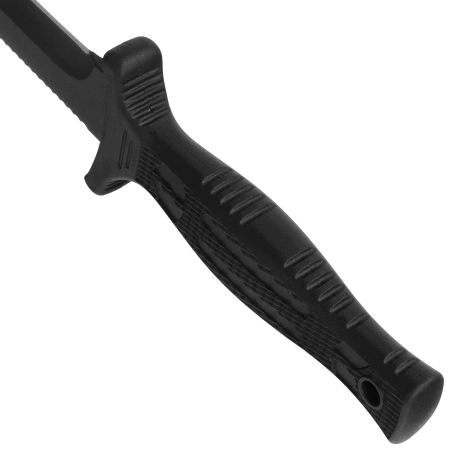 K25 Botero Boot Knife Black Rubber, Black Titanium 7Cr17Mov (31825)