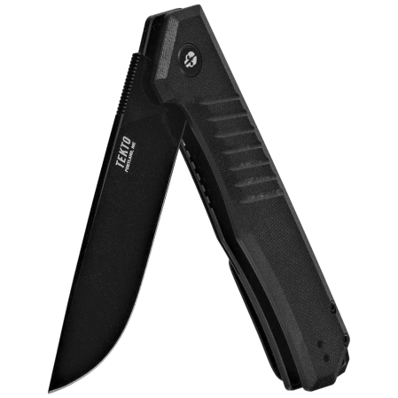 Tekto F1 Alpha Knife Black G10, Black HW, Black D2