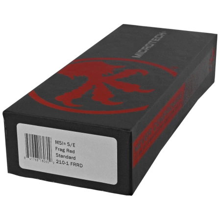 Nóż składany Microtech MSI S/E Red Frag Aluminium, Black M390MK by Tony Marfione (210-1FRRD)