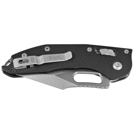 Microtech Stitch Ram-Lok S/E Knife Black Fluted G10, Stonewashed P/S M390MK by Borka Blades and Tony Marfione (169RL-11FLGTBK)