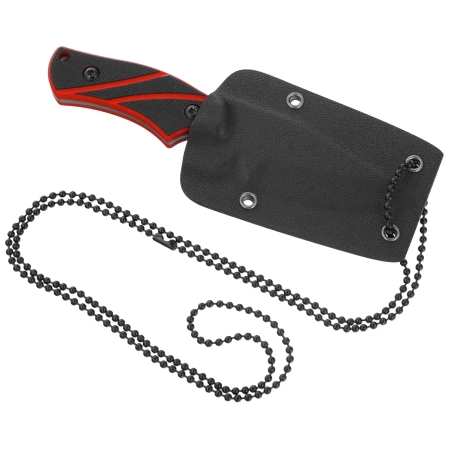K25 Neck Knife Black/Red G10, Titanium 7Cr17Mov (32691)