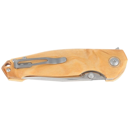 Nóż składany Viper Katla Flammed Poplar Wood, Satin M390 by Jesper Voxnæs (V5985PI)