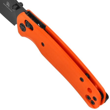 Bestechman Cicada's Wing Exclusive Knife Orange G10, Black PVD 10Cr15MoV (BMK06-C-7)