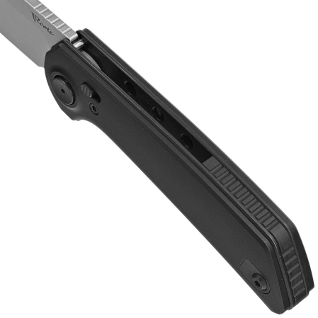 Reate PL-XF-A-2 Knife Black Aluminum, Stonewashed Nitro-V