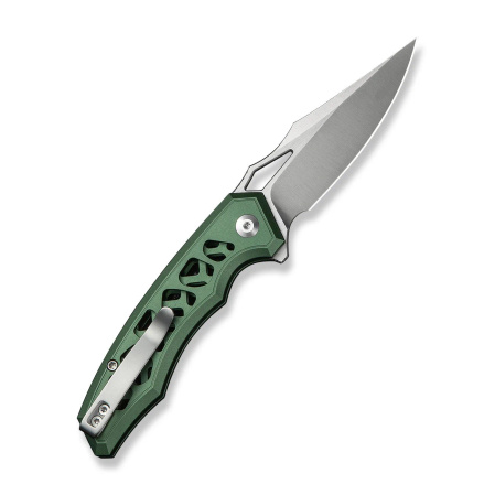 Civivi Anaaki Knife Green Aluminum, Satin Nitro-V (C24039-3)