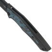 Bestech Togatta Black Titanium/Black-Blue Carbon Fiber Knife, Black Stonewashed M390 by Koens Craft (BT2102H)