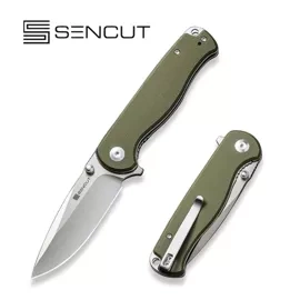 Nóż składany Sencut Errant Green G10, Satin 9Cr18MoV (S23054B-2)