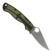 Spyderco Para Military 2 Salt Knife Yellow/Black G10, Satin MagnaCut by Sal, Eric Glesser (C81GBKYLMCP2)
