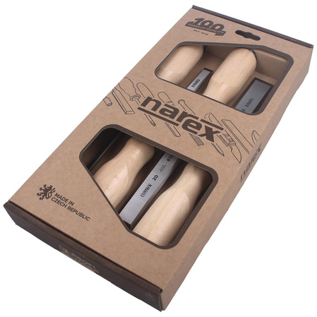 Narex Profi chisel set with side chamfer 6, 12, 20, 26 (863010)