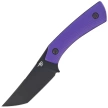 Bestech Step Knifew Purple G10, Black PVD D2 by Denis Simonutti (BFK06C)