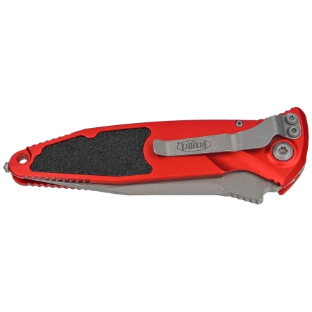 Microtech Socom Elite Auto S/E Automatic Knife Red Aluminum, Apocalyptic M390MK by Tony Marfione (160A-10APRD)