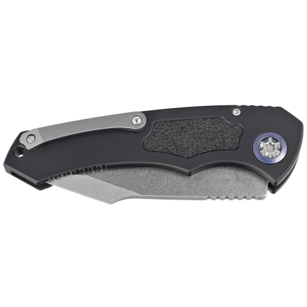 Nóż automatyczny Heretic Pariah Auto Black Aluminium, Stonewashed MagnaCut by Tony Marfione Jr.