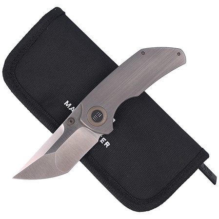 WE Knife Thug Gray Titanium, Satin CPM 20CV by Matt Christensen (2103A)