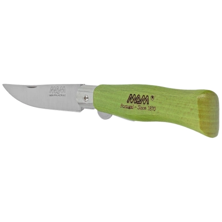 MAM Douro S z blokadą, Green Beech Wood, Steel HD knife (2006-GR)