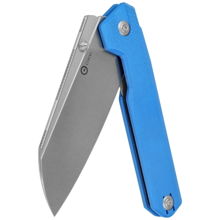 Civivi Hid Knife Blue G10, Satin 14C28N by Ostap Hel (C23008-5)