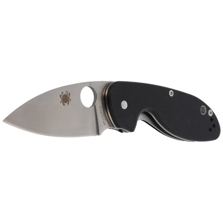 Spyderco Efficient G-10 Black PlainEdge Knife (C216GP)