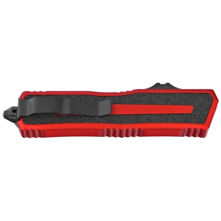 Microtech Scarab II Gen III S/E OTF Knife Red Aluminum, Black M390MK by Tony Marfione (1278-1RD)