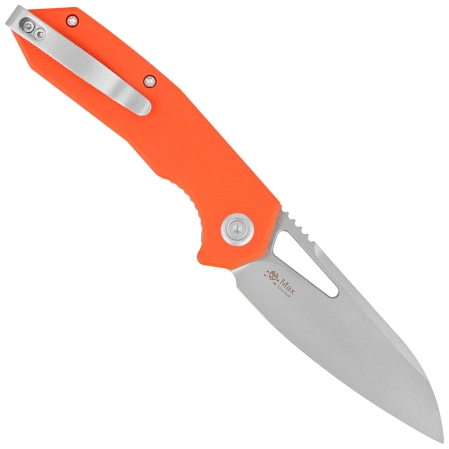 Nóż składany Kubey Vagrant Orange G10, Sand Blasted 14C28N by Maksim Tkachuk (KU291L)