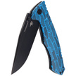 Bestech Keen II Black-Blue G10 / Titanium, Black Stonewashed CPM S35VN by Koens Craft knife (BT2301D)