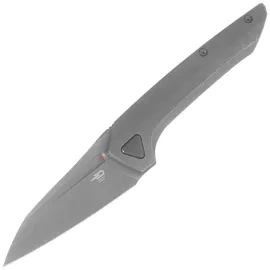 Bestech VK-Navi Knife Dark Titanium, Dark Bead Blasted / Stonewashed MagnaCut by Vulpex Knives (BT2404B)