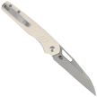 Civivi Guile Knife Ivory G10, Satin 14C28N by Shawn Ashmore (C24062B-3)