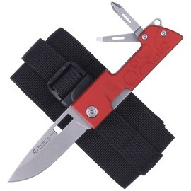 Nóż składany/Multi-Tool Maserin D-Dut 214 Red Aluminium, Stonewashed 440C by Bonus (214/R)