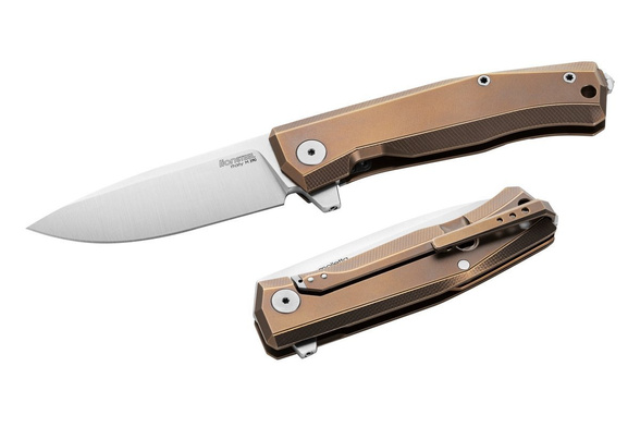 LionSteel Myto Knife Bronze Titanium, Satin M390 by Molletta (MT01 BR)