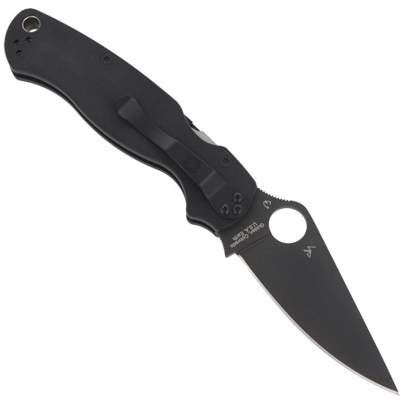 Spyderco Para Military 2 G-10 Black / Black Blade Knife (C81GPBK2)